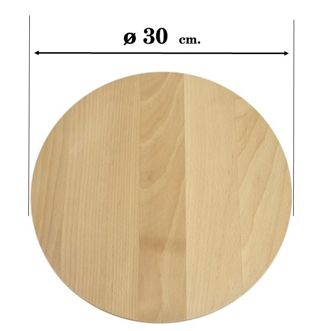 drewniana deska do serwowania średnicy 30 cm