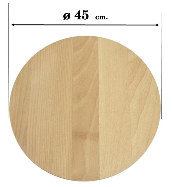 drewniana deska do serwowania średnicy 45 cm