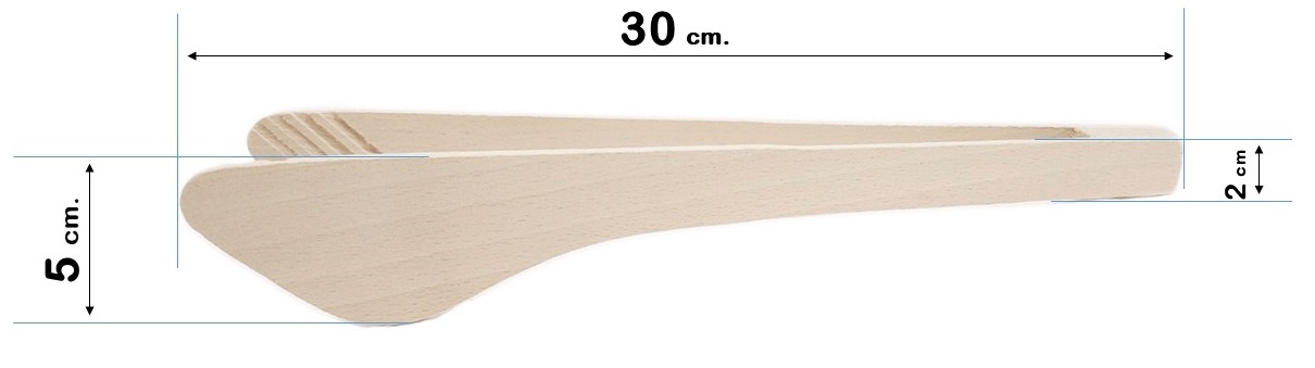 drewniane szczypce